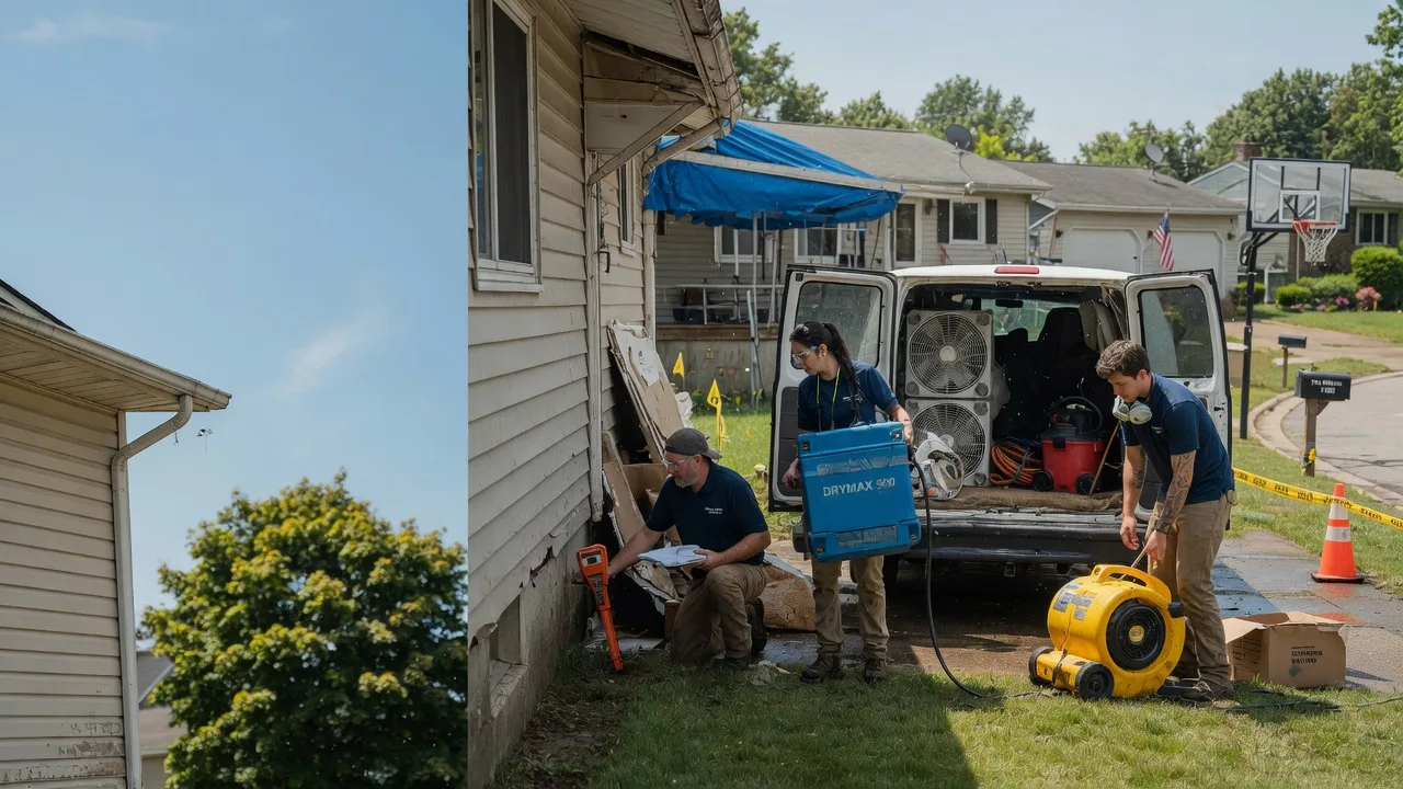 Ceiling Leak Cleanup in Clarkston, MI near me